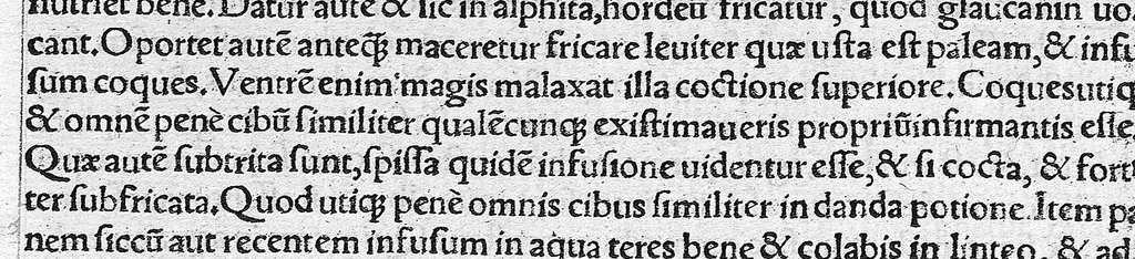An illustration from Caelii Aureliani siccensis tardarum passionum libri V / Oribasii euporiston libri III, medicinae compendium liber I, curationum liber I, trochiscorum confect liber I, 1529, leaf 201
