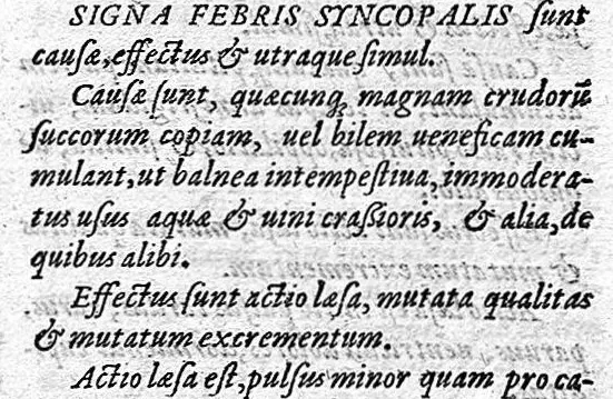 An illustration from Aretaei Cappadocis Aetiologica, simeiotica et therapeutica morborum auctorum et diuturnorum, 1603, leaf 410