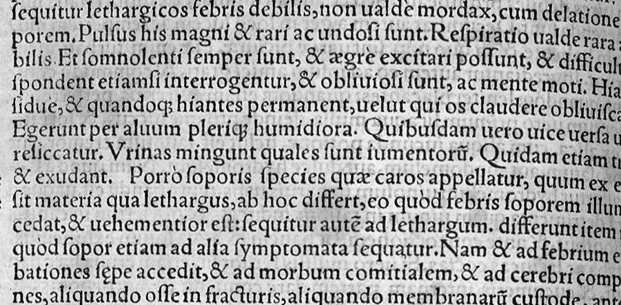 An illustration from Pauli Aeginetae totius rei medicae libri VII. ad profectionem parati, et brevi summa omnem artem complectens. Per Janum Cornarium medicum Physicum Latina lingua conscripti, 1556, leaf 101