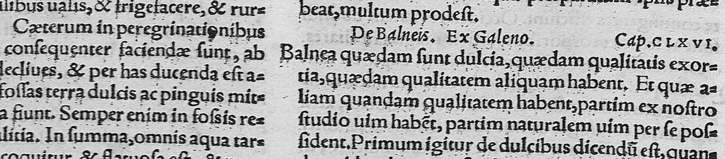 An illustration from Aetii medici graeci contractae ex veteribus medicinae tetrabiblios hoc est, quaternio, sive libri universales quatuor, ... per Janum Cornarium medicum physicum Latine conscripti, 1549, leaf 122