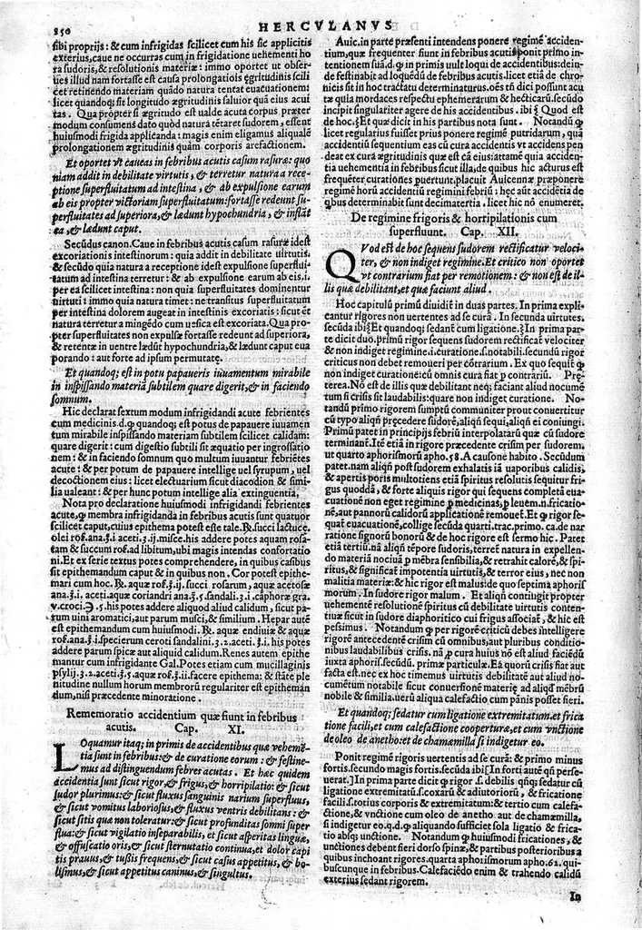 An illustration from Joannis Herculani in Avicennae quarti canonis fen in qua de febribus agitur, ... explicatio..., 1560, leaf 157