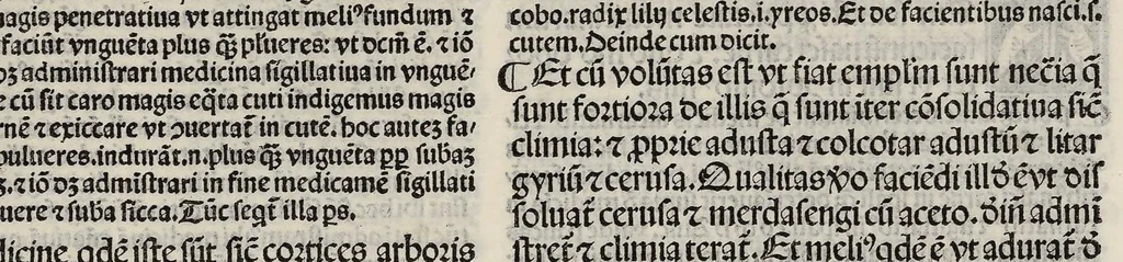 An illustration from Comm. Avicenne Canon IV 3-5, leaf 152