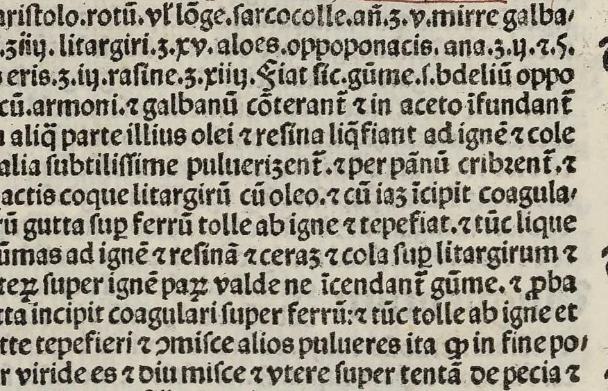 An illustration from Comm. Avicenne Canon IV 3-5, leaf 308