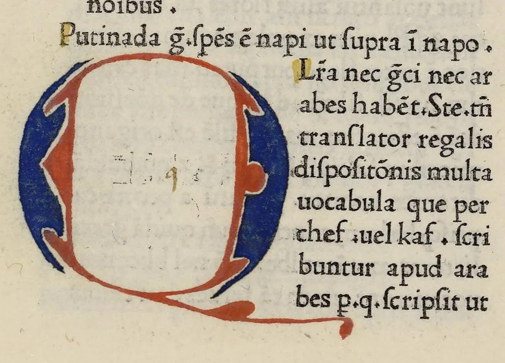 An illustration from Clavis sanationis, leaf 258