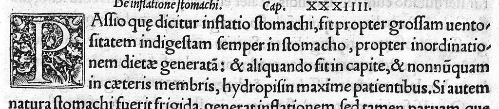 An illustration from Constantini Africani post Hippocratem et Galenum, quorum, Graece linguae doctus, sedulus suit lector, medicorum nulli prorsus, multis doctissimis testibus, posthabendi opera, conquisita undiq(ue) magno studio ..., 1536, leaf 277