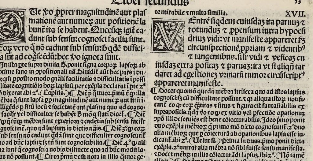An illustration from Expositio Ugonis Senensis super libros Tegni Galieni, leaf 103