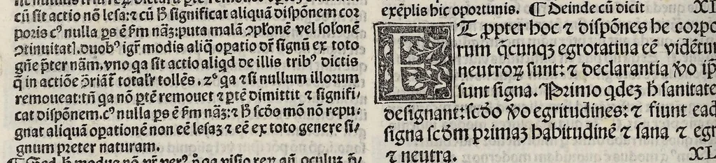 An illustration from Expositio Ugonis Senensis super libros Tegni Galieni, leaf 116