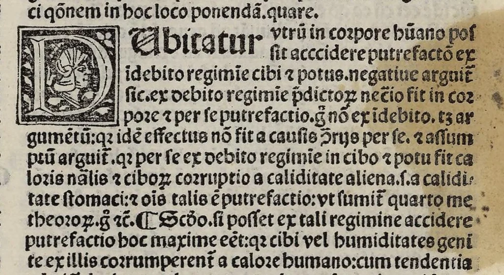 An illustration from Expositio Ugonis Senensis super libros Tegni Galieni, leaf 175