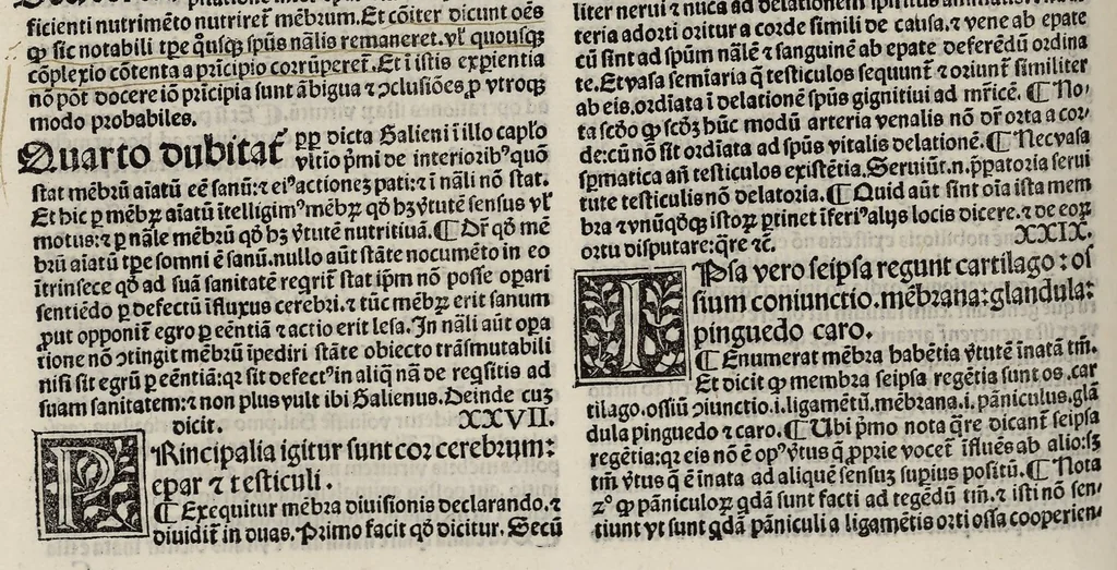 An illustration from Expositio Ugonis Senensis super libros Tegni Galieni, leaf 32