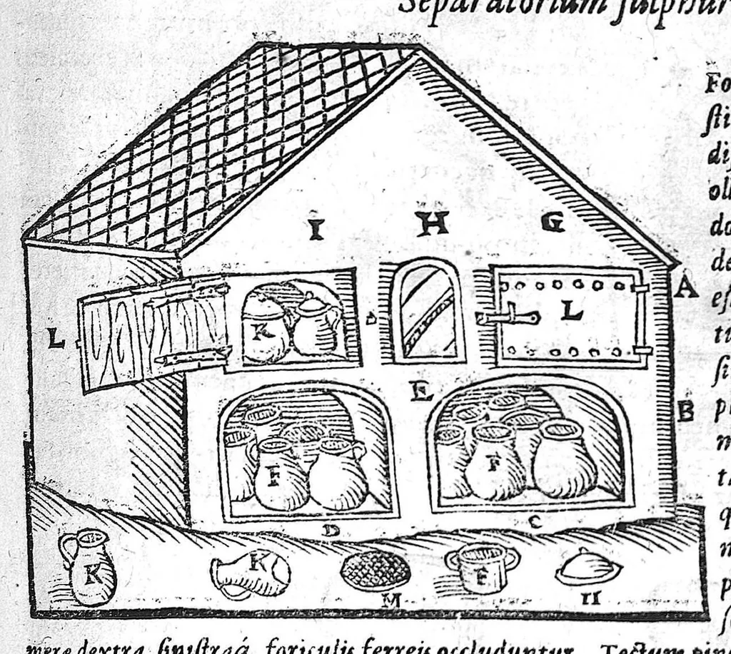 An illustration from Alchymiae, 1606, leaf 384