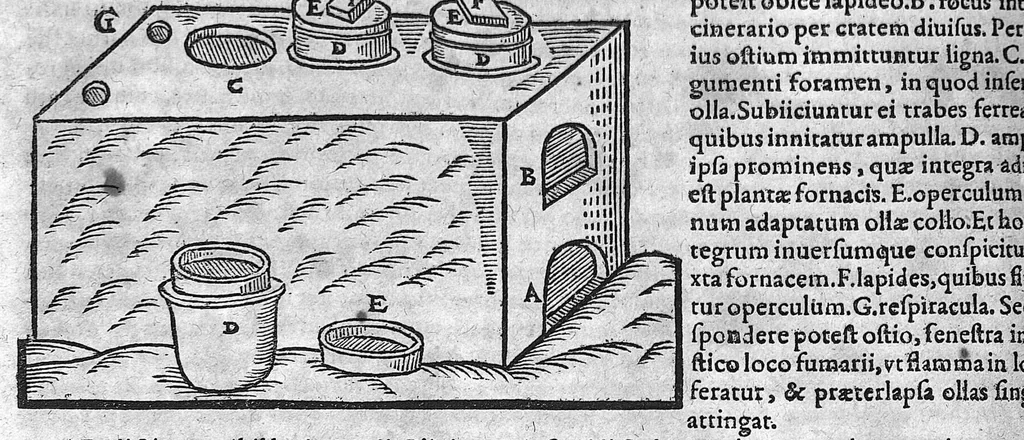 An illustration from Alchymiae, 1606, leaf 387