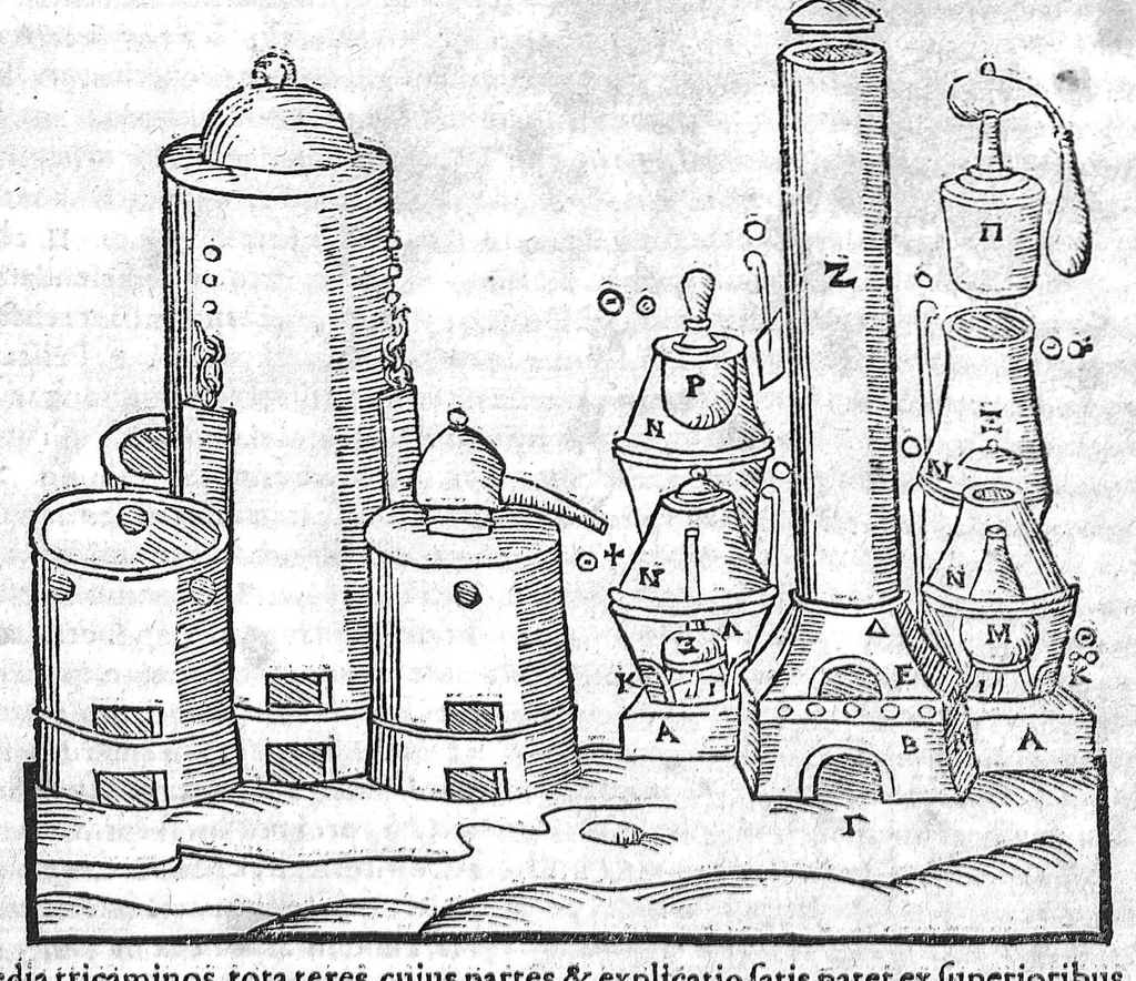 An illustration from Alchymiae, 1606, leaf 396