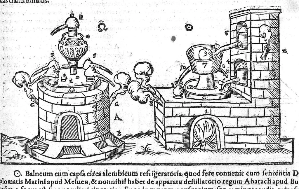 An illustration from Alchymiae, 1606, leaf 546