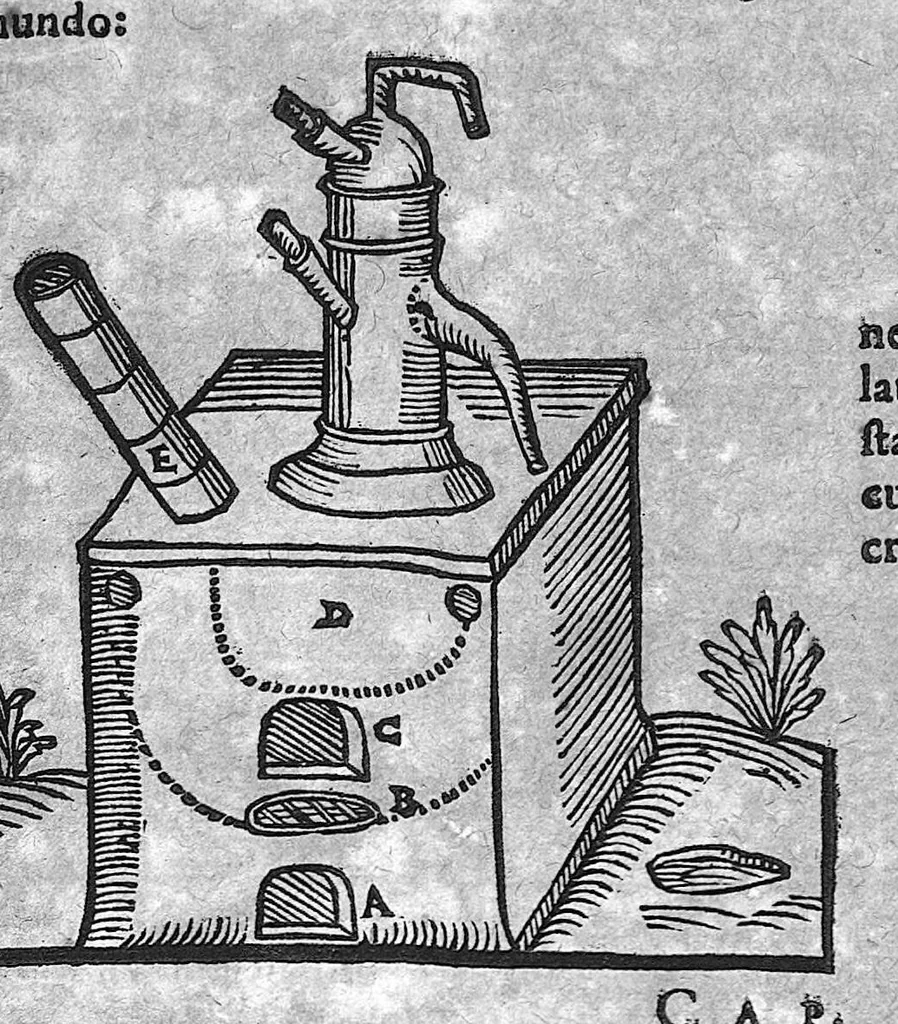 An illustration from Alchymiae, 1606, leaf 550
