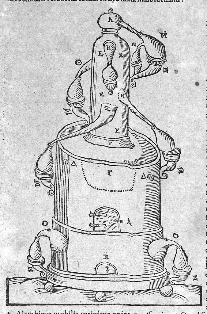 An illustration from Alchymiae, 1606, leaf 553