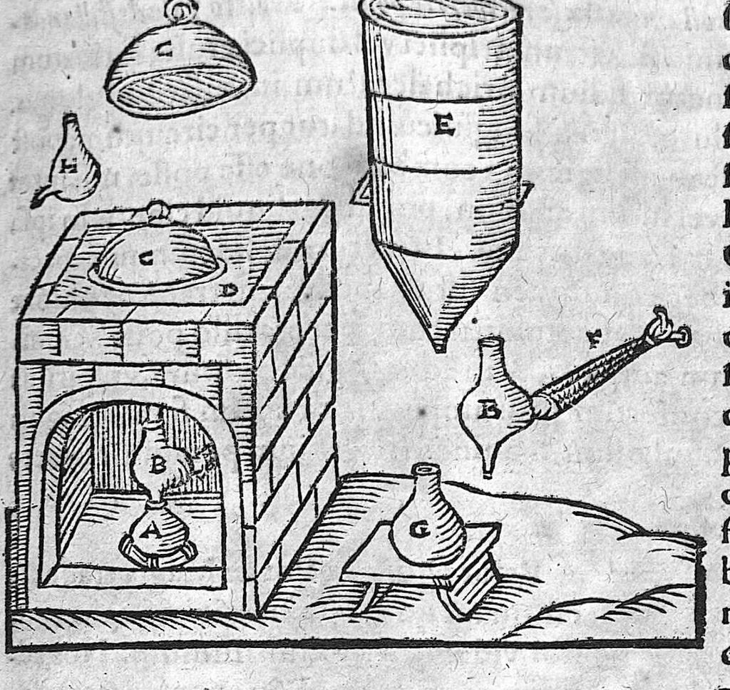 An illustration from Alchymiae, 1606, leaf 564