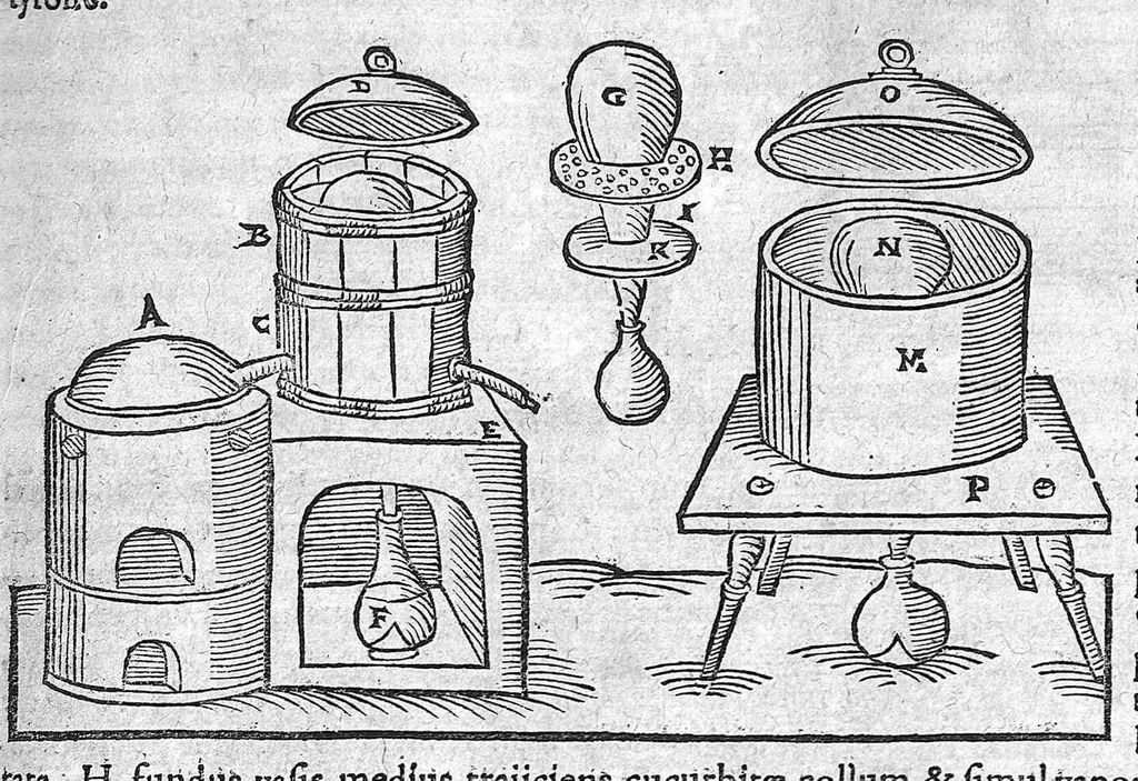 An illustration from Alchymiae, 1606, leaf 568