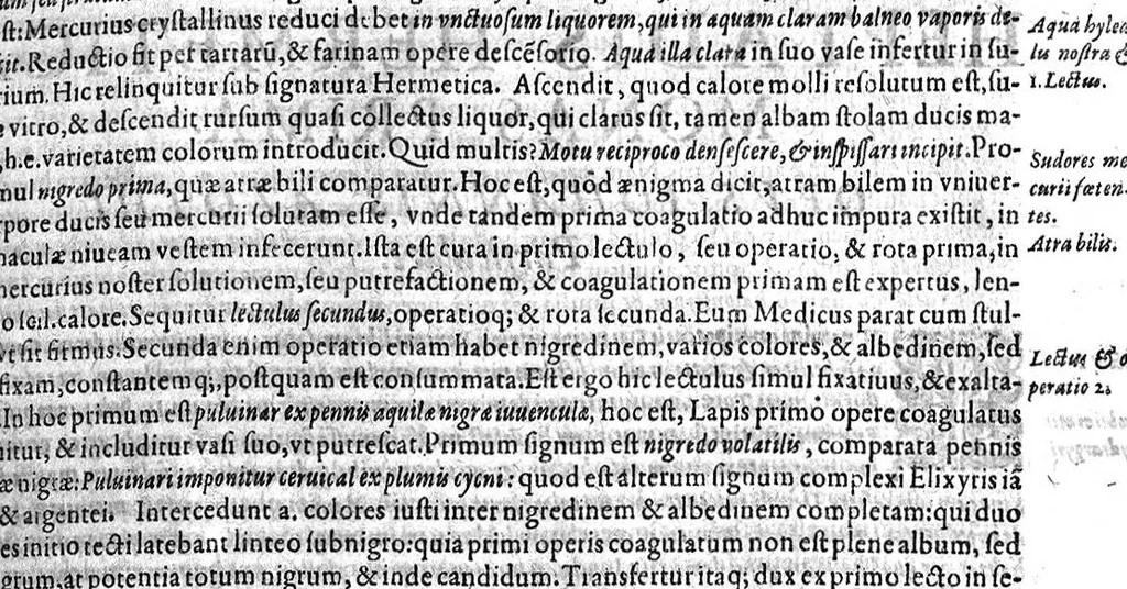 An illustration from Syntagmatis selectorum undiquaque et perspicue traditorum alchymiæ arcanorum, tomus secundus, 1613, leaf 344