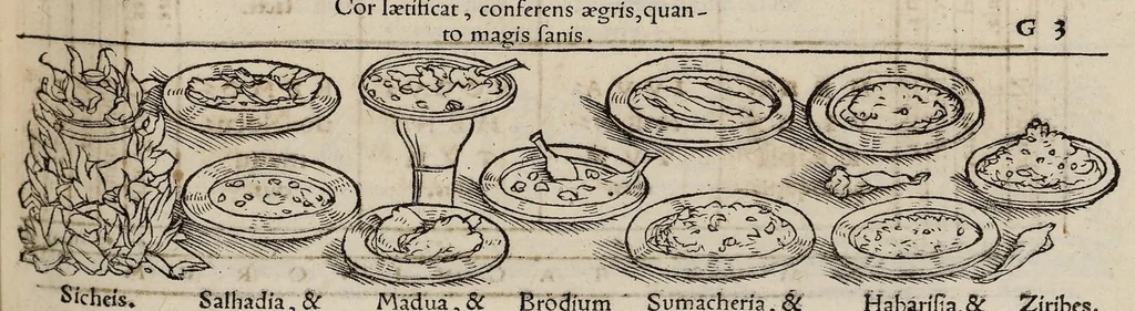 An illustration from Tacuini sanitatis, 1531, leaf 78
