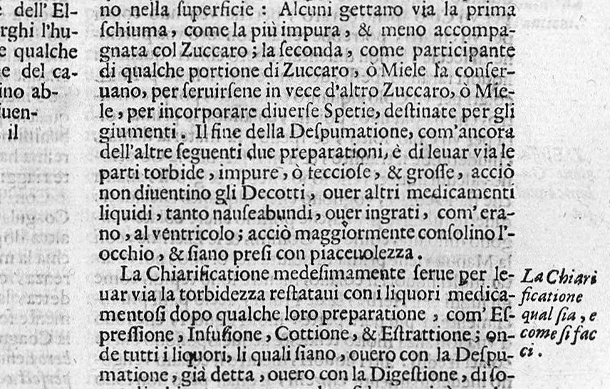 An illustration from Nuovo, et universale theatro farmaceutico. Fondato sopra le preparationi farmaceutiche scritte da'medici antichi, greci, e arabi; principalmente da Galeno, e Mesue / ... ampliato oltre le fabriche ... contenute ne gli antidotarii Veneti di Giorgio Melichio, aumentato da Alberto Stecchini ... con quelle ... compositioni ancora ... da gli più lodati scrittori ..., 1667, leaf 50