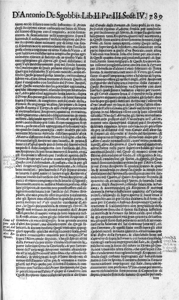 An illustration from Nuovo, et universale theatro farmaceutico. Fondato sopra le preparationi farmaceutiche scritte da'medici antichi, greci, e arabi; principalmente da Galeno, e Mesue / ... ampliato oltre le fabriche ... contenute ne gli antidotarii Veneti di Giorgio Melichio, aumentato da Alberto Stecchini ... con quelle ... compositioni ancora ... da gli più lodati scrittori ..., 1667, leaf 886