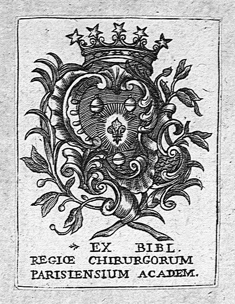 An illustration from Theophili Boneti ... Sepulchretum sive anatomia practica : ex cadaveribus morbo denatis, proponens historias et observationes omnium humani corporis affectuum, ipsorumq; causas reconditas revelans. Quo nomine, tam pathologiae genuinae, quàm nosocomiae orthodoxae fundatrix, imo medicinae veteris ac novae promptuarium, dici meretur. Cum indicibus necessariis / Théophile Bonet. - Editio altera, quam novis commentariis et observationibus innumeris illustravit, ac tertia ad minimum parte auctiorem fecit Johannes Jacobus Mangetus ... Tomus primus, 1700, leaf 0