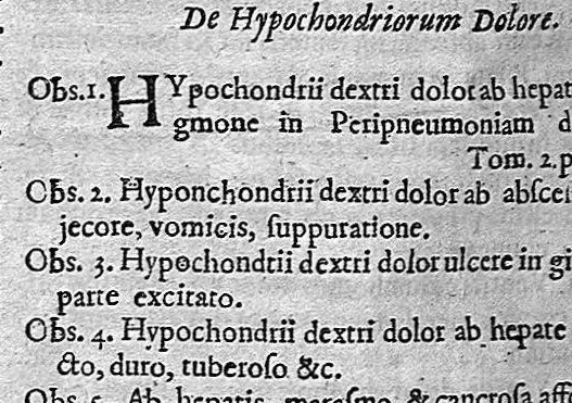 An illustration from Theophili Boneti ... Sepulchretum sive anatomia practica : ex cadaveribus morbo denatis, proponens historias et observationes omnium humani corporis affectuum, ipsorumq; causas reconditas revelans. Quo nomine, tam pathologiae genuinae, quàm nosocomiae orthodoxae fundatrix, imo medicinae veteris ac novae promptuarium, dici meretur. Cum indicibus necessariis / Théophile Bonet. - Editio altera, quam novis commentariis et observationibus innumeris illustravit, ac tertia ad minimum parte auctiorem fecit Johannes Jacobus Mangetus ... Tomus tertius, 1700, leaf 614