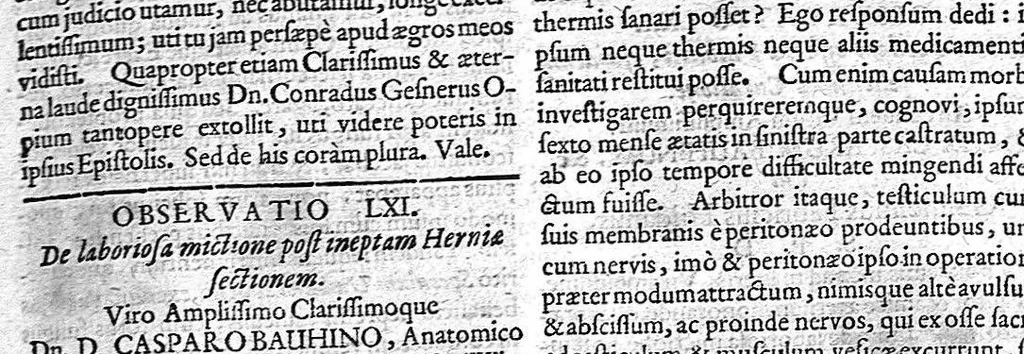 An illustration from Opera observationum et curationum medico-chirurgicarum, quae exstant omnia, 1682, leaf 457