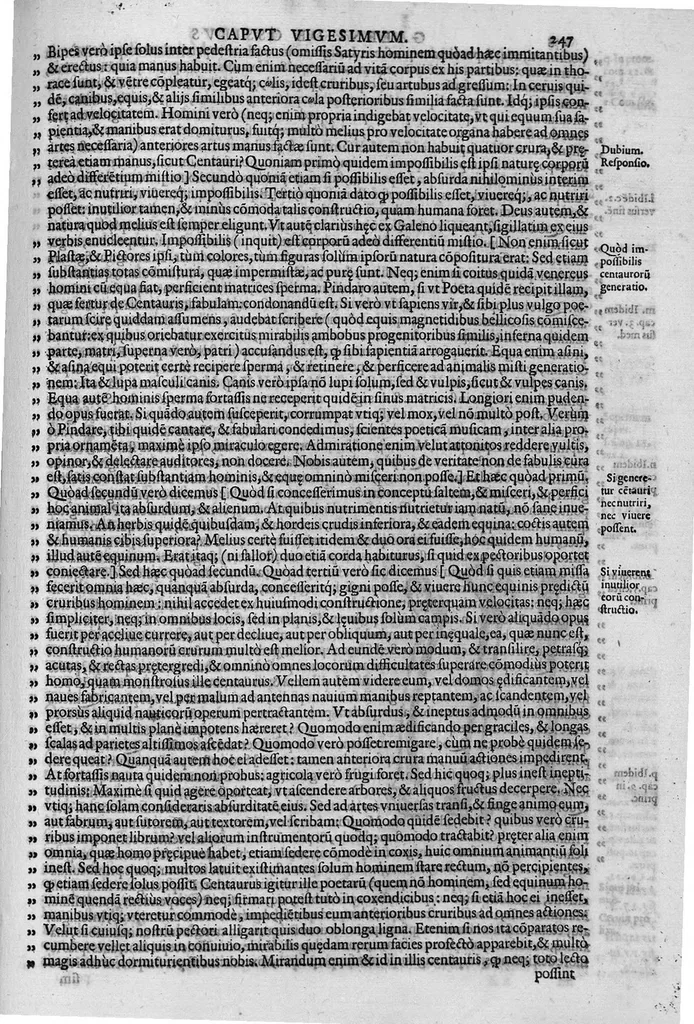 An illustration from Joan. Philippi Ingrassiae,... In Galeni librum de Ossibus... commentaria, nunc primum sedulo in lucem edita... quibus appositus est graecus Galeni contextus, una cum nova et fideli ejusdem Ingrassiae in latinum versione, 1603, leaf 252
