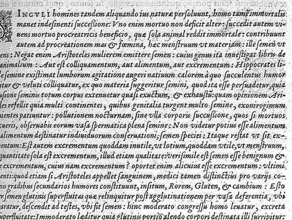 An illustration from Ioannis Riolani ambiani medici parisiensis , viri clarissimi opera omnia, 1610, leaf 307