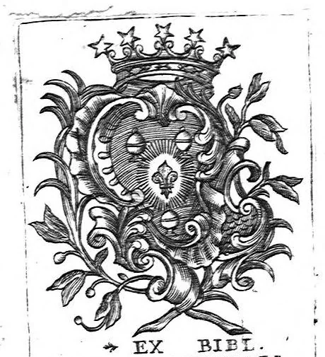 An illustration from Les Oeuvres de N. Abraham de La Framboisière... où sont méthodiquement descrites l'histoire du monde, la médecine, la chirurgie et la pharmacie, pour la conservation de la santé, et la guérison des maladies internes et externes ..., 1669, leaf 0