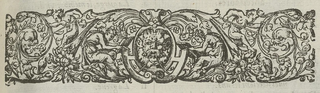 An illustration from Toutes les Oeuvres...trad. par Théophile Gelée, 1613, leaf 296