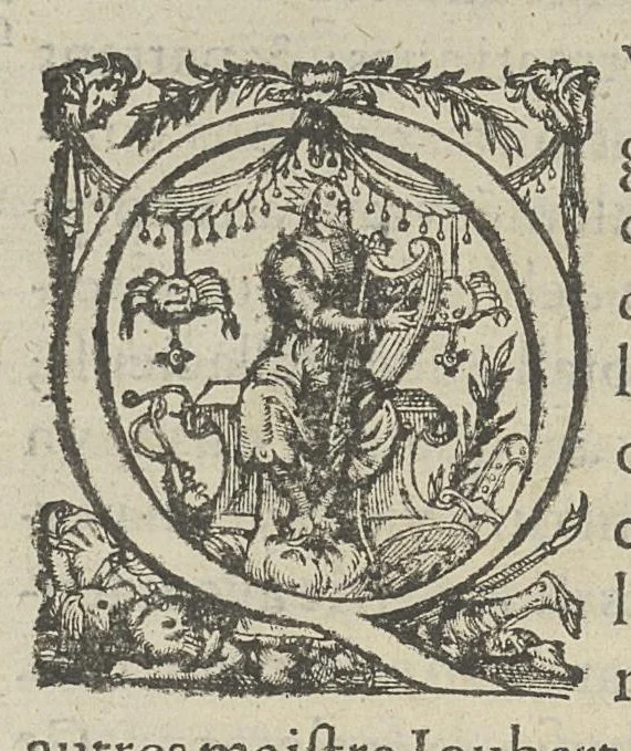 An illustration from Toutes les Oeuvres...trad. par Théophile Gelée, 1613, leaf 83