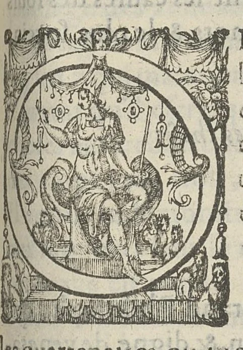 An illustration from Toutes les Oeuvres...trad. par Théophile Gelée, 1613, leaf 880
