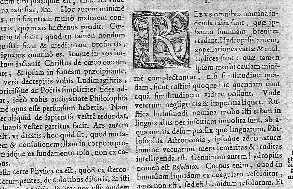 An illustration from Opera omnia medico-chemico-chirurgica... Editio novissima et emendatissima... Tomes I et II, 1658, leaf 654