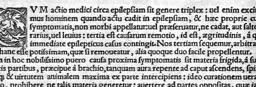 An illustration from Ioannis Baptistae Montani veronensis. Medici per universam europam celeberrimi, et in clarissima patavina Academiea summa cum laude publici olim ac ordinarij professoris consilia medica omnia, quae ullibi extant, 1559, leaf 104