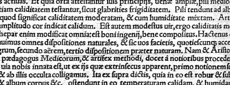 An illustration from Ioannis Baptistae Montani veronensis. Medici et publici in Academia patavina olim professoris. De febribus consilia omnia, 1559, leaf 10