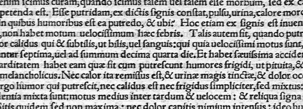 An illustration from Ioannis Baptistae Montani veronensis. Medici et publici in Academia patavina olim professoris. De febribus consilia omnia, 1559, leaf 15