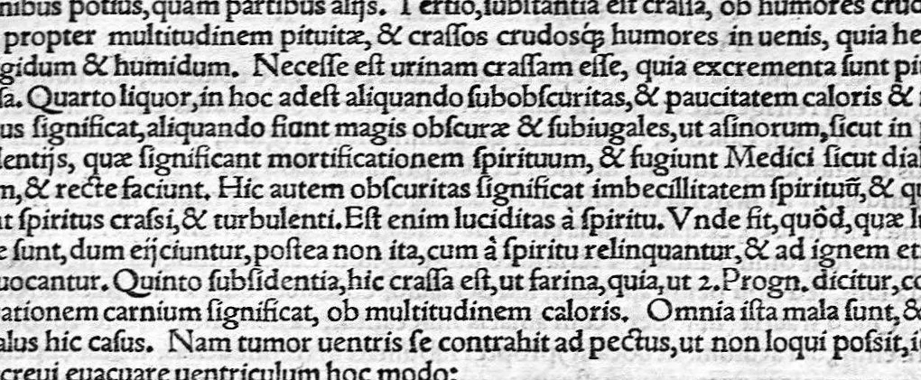 An illustration from Ioannis Baptistae Montani veronensis. Medici et publici in Academia patavina olim professoris. De febribus consilia omnia, 1559, leaf 37