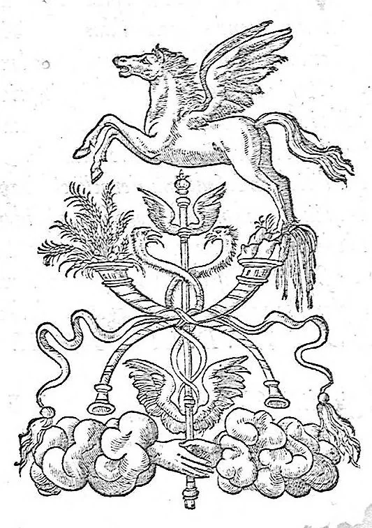 An illustration from Medicina, 1554, leaf 0