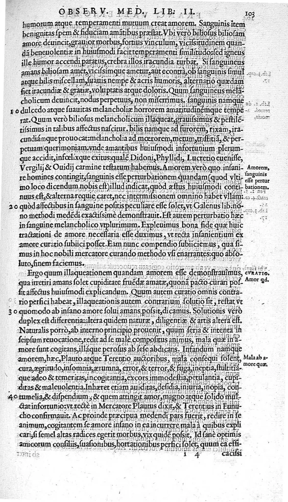 An illustration from Observationum medicinalium libri sex, 1573, leaf 124