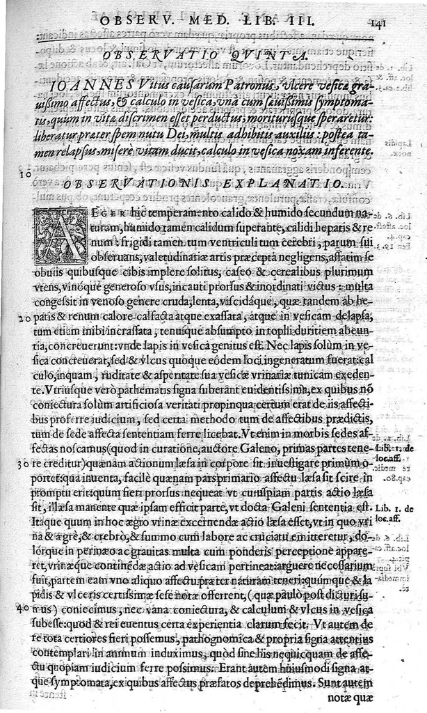 An illustration from Observationum medicinalium libri sex, 1573, leaf 162