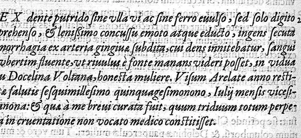 An illustration from Observationum medicinalium libri sex, 1573, leaf 233