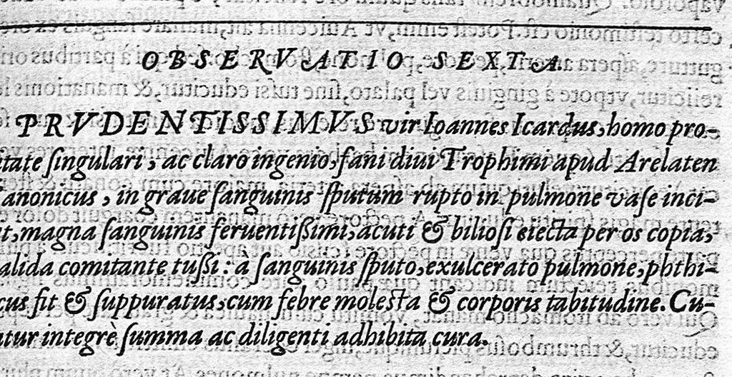 An illustration from Observationum medicinalium libri sex, 1573, leaf 238