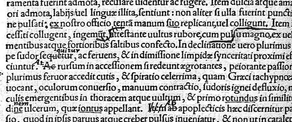 An illustration from Caelii Aureliani siccensis tardarum passionum libri V / Oribasii euporiston libri III, medicinae compendium liber I, curationum liber I, trochiscorum confect liber I, 1529, leaf 321