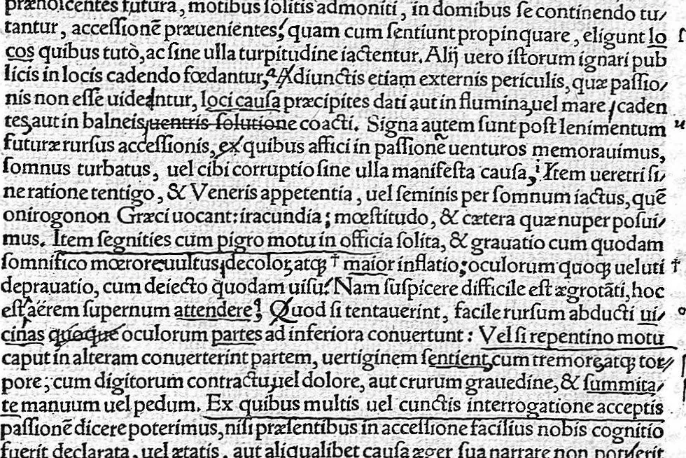 An illustration from Caelii Aureliani siccensis tardarum passionum libri V / Oribasii euporiston libri III, medicinae compendium liber I, curationum liber I, trochiscorum confect liber I, 1529, leaf 38