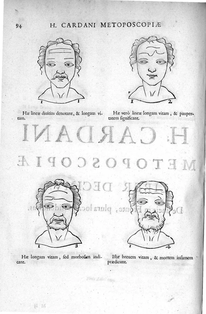An illustration from Metoposcopia liber tredecim, et octingentis faciei humanae eiconibus complexa : cui accessit melampodis de naevis corporis tractatus, graece et latine nunc primum editus, 1658, leaf 109