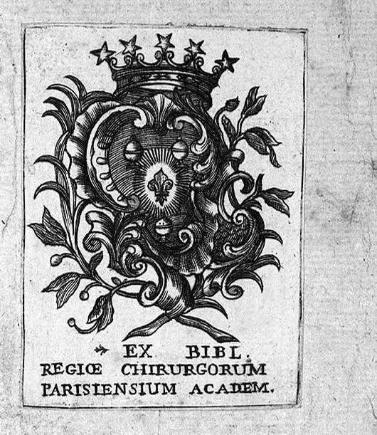 An illustration from Raymundi Vieussens doctoris medici Monspeliensis Nevrographia universalis. Hoc est, omnium corporis humani nervorum, simul & cerebri, medullæque spinalis descriptio anatomica; Eaque integra et accurata, variis Iconibus fideliter & ad vivum delineatis, æréque incisis illustrata: Cum ipsorum actione et usu, Physico discursu explicatis. Editio nova, 1684, leaf 0