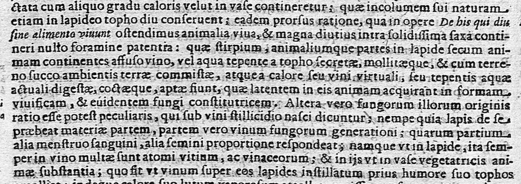 An illustration from De spontaneo viventium ortu, 1618, leaf 219
