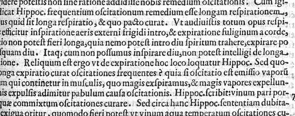 An illustration from Hieronymi Mercurali ... In secundum lib[rum] Epid[emiorum] Hipp[ocratis] praelectiones Bononienses, 1626, leaf 186